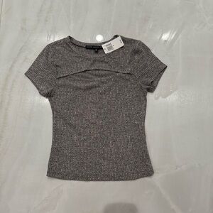 HYFVE Heathered Gray Short Sleeve Tee